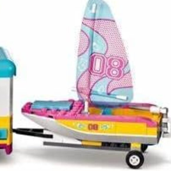 Lego Brand New Friends Camper Van and Sailboat 41681 Building Kit - Picture 13 of 13
